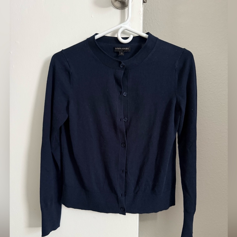 Banana Republic Navy Blue Women's Cardigan